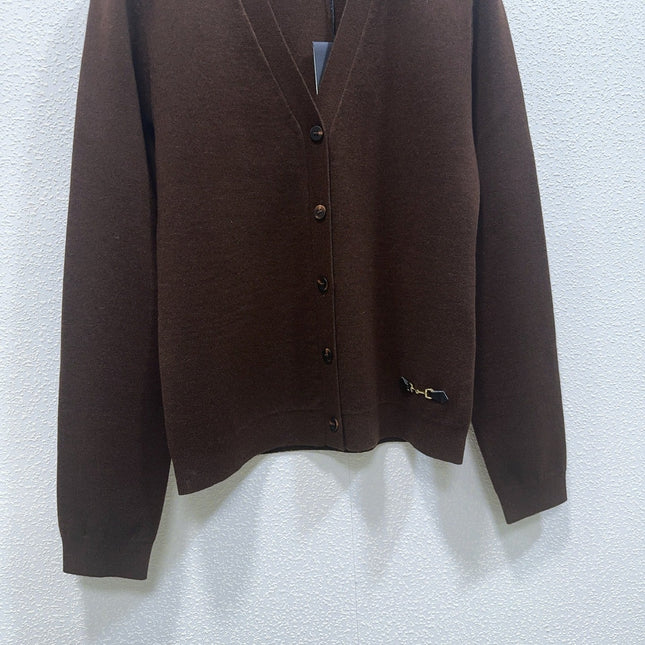 GUCCI 26S V-NECK KNIT CARDIGAN 584
