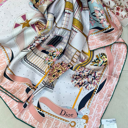 DIOR 26S SCARF 90 IN SILK 311991