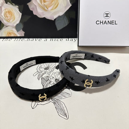 BLACK FABRIC HAIRBAND 432839