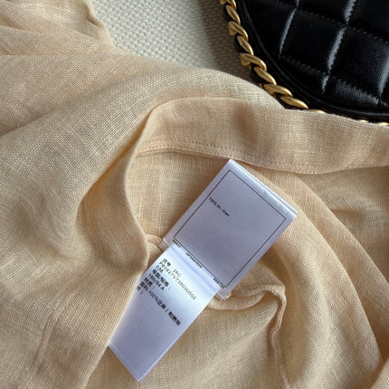 CHANEL 26S SLEEVELESS LINEN TOP STYLE 1211