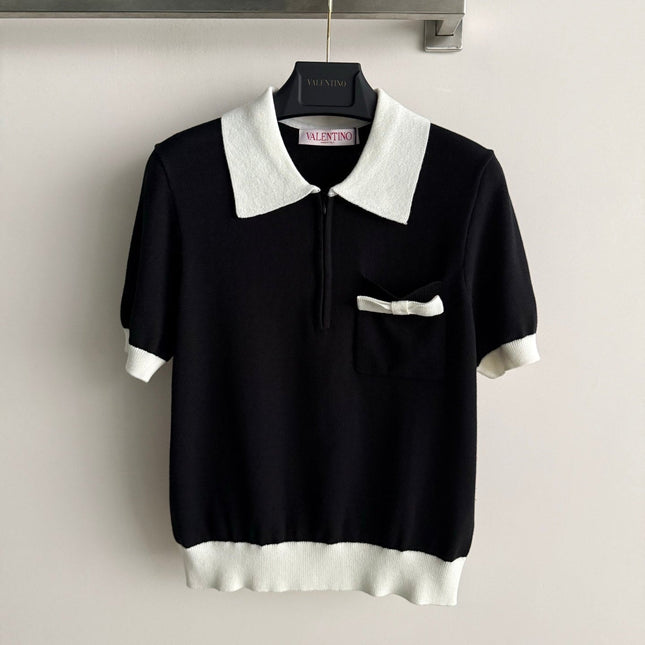 VALENTINO 26S KNITTED POLO SHIRT 385