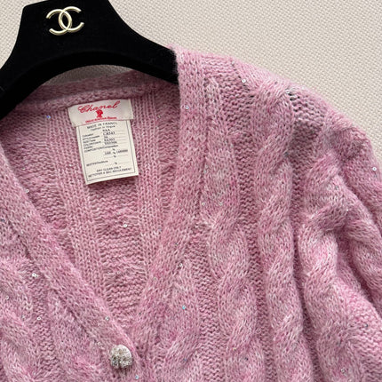 CHANEL 26S KNIT V-NECK CARDIGAN 1719