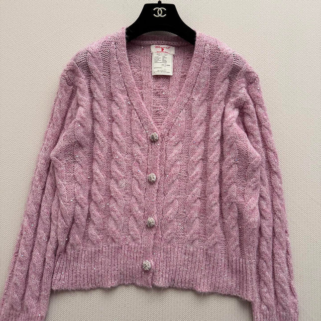 CHANEL 26S KNIT V-NECK CARDIGAN 1719