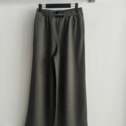 LOEWE 26S ELASTIC-WAIST WIDE-LEG PANTS 639