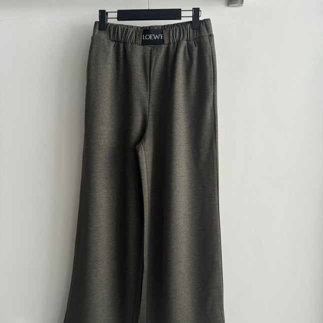LOEWE 26S ELASTIC-WAIST WIDE-LEG PANTS 639