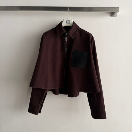 LOEWE 26S ZIP-UP COLLAR JACKET 615