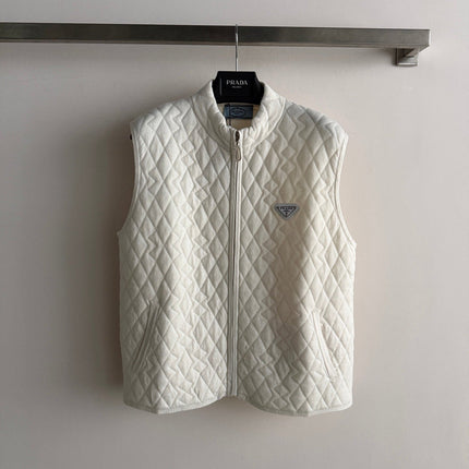 PRADA 26S QUILTED ZIP-UP VEST 1203