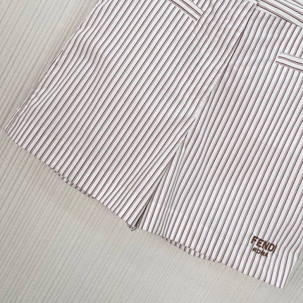 FENDI 26S STRIPED SHORTS 450