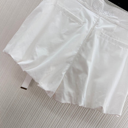 CHLOE 26S PLEATED SHORTS STYLE 124