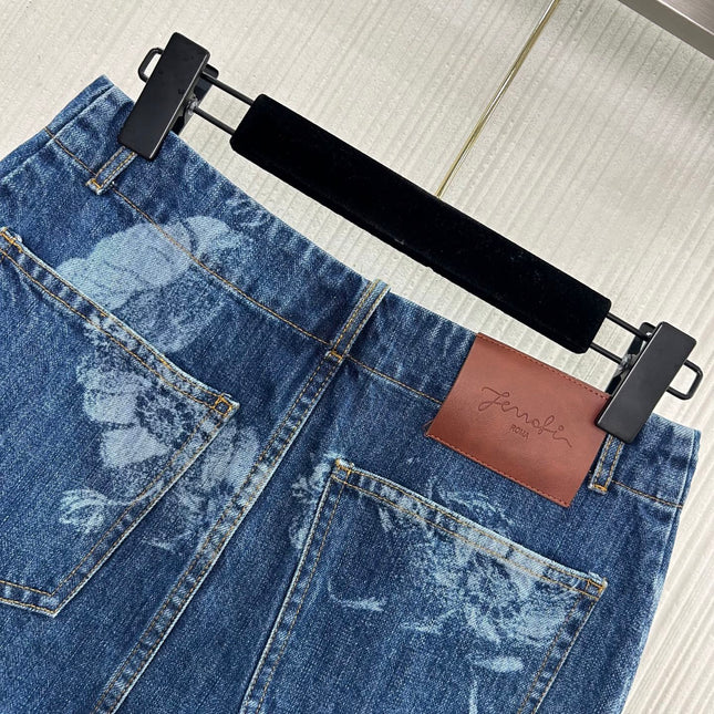 FENDI 26S DENIM SKIRT 453