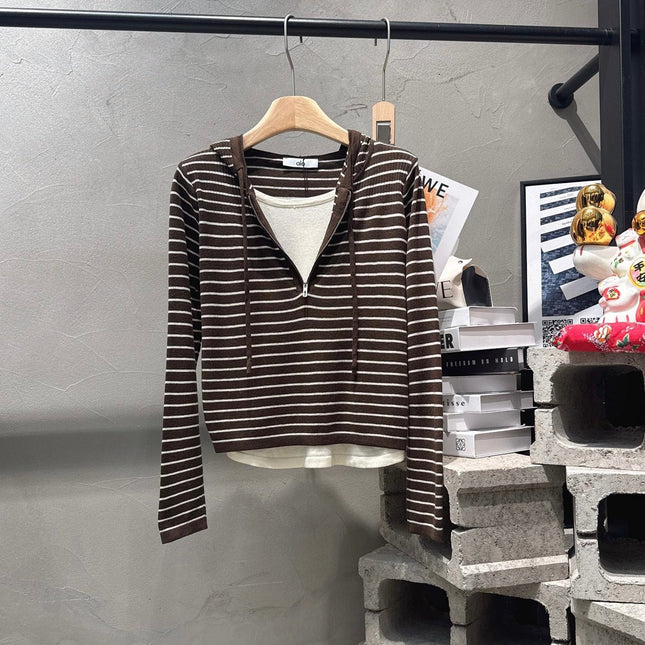 ALO 26S HALF-ZIP HOODED KNIT TOP 449