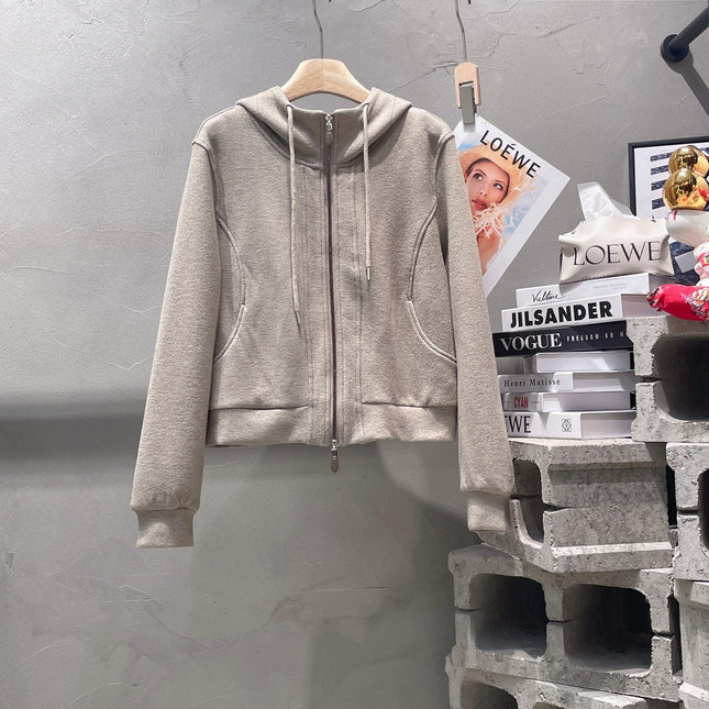 ALO 26S ZIP-UP HOODIE AND WIDE-LEG PANTS SET 385