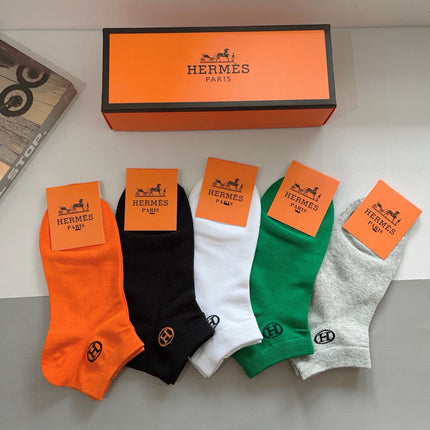 HERMES 26S ANKLE SOCKS 521486 (1 BOX)