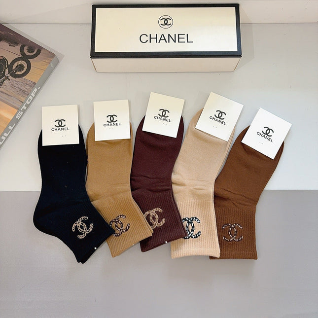 CHANEL 26S ANKLE SOCKS 412391 (1 BOX)