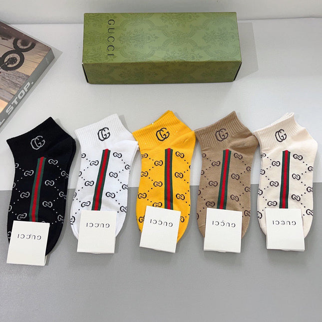 GUCCI 26S ANKLE SOCKS 352221 (1 BOX)