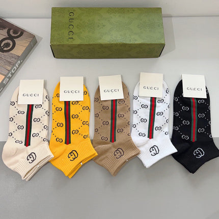GUCCI 26S ANKLE SOCKS 352221 (1 BOX)
