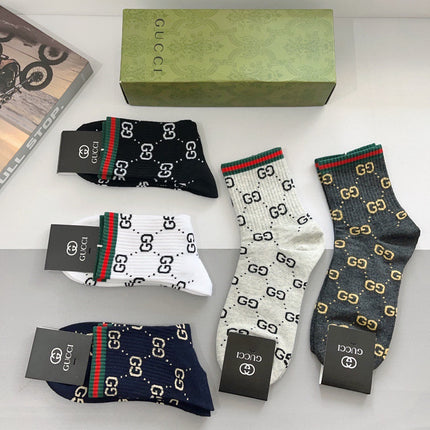 GUCCI 26S CREW SOCKS 353698 (1 BOX)