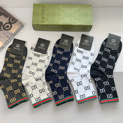 GUCCI 26S CREW SOCKS 405328 (1 BOX)
