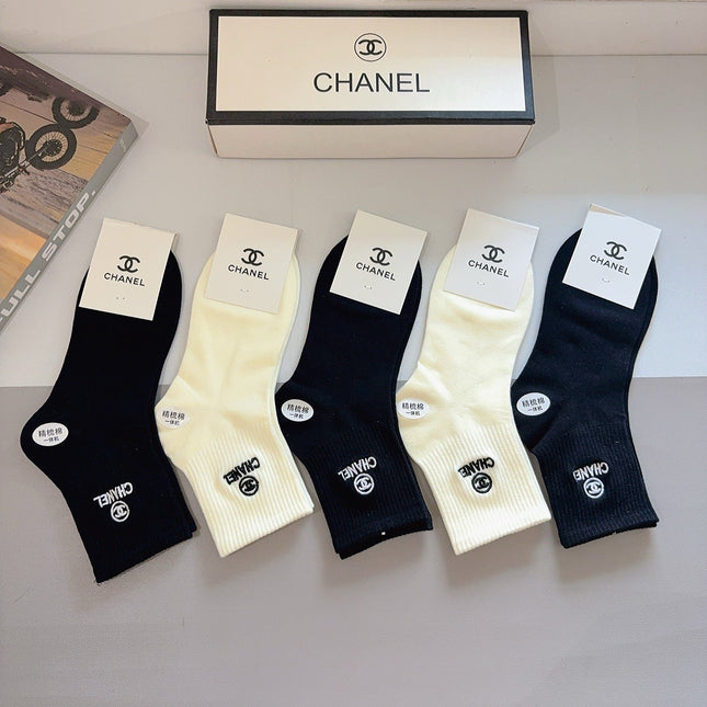 CHANEL 26S ANKLE SOCKS 408688 (1 BOX)