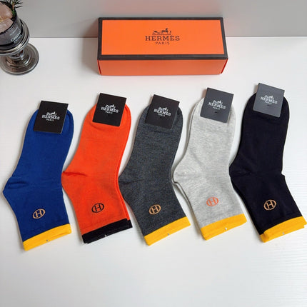 HERMES 26S ANKLE SOCKS 398713 (1 BOX)
