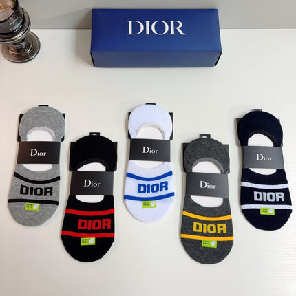 DIOR 26S NO-SHOW SOCKS 415774 (1 BOX)