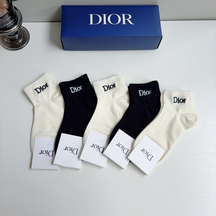 DIOR 26S ANKLE SOCKS 413895 (1 BOX)