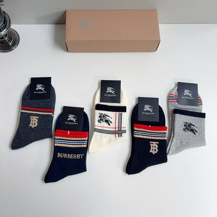 BURBERRY 26S ANKLE SOCKS 421061 (1 BOX)