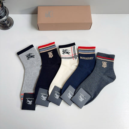 BURBERRY 26S ANKLE SOCKS 421061 (1 BOX)