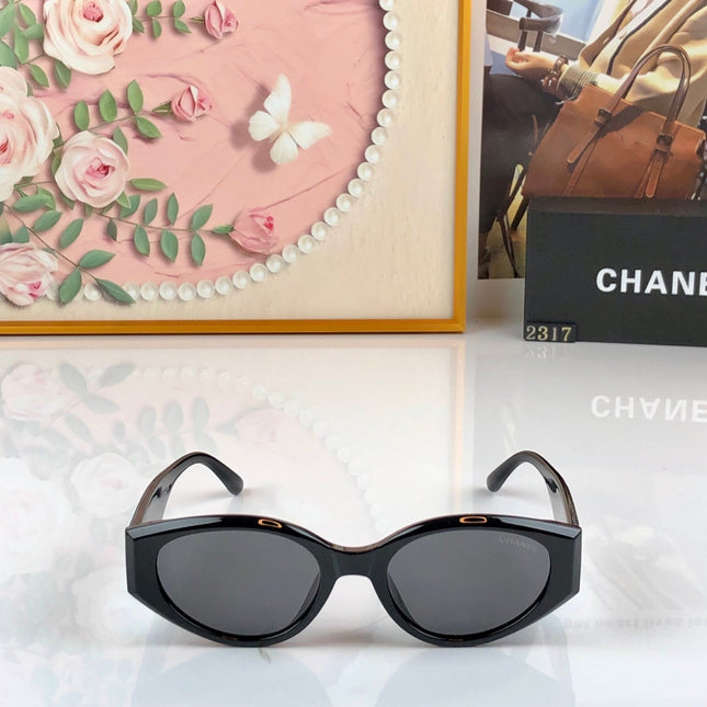 CHANEL 26S GEOMETRIC CAT EYE FRAME IN ACETATE 505202