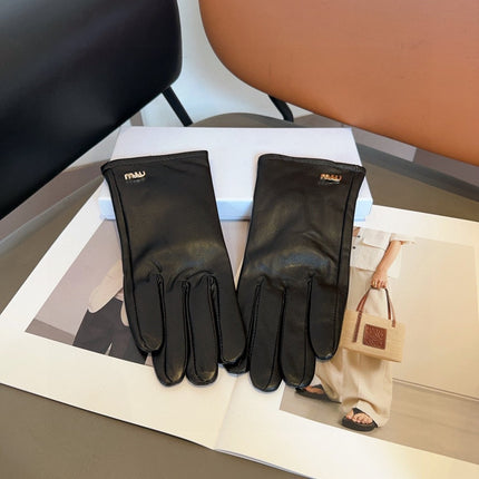 GLOVES IN BLACK LAMBSKIN 462312