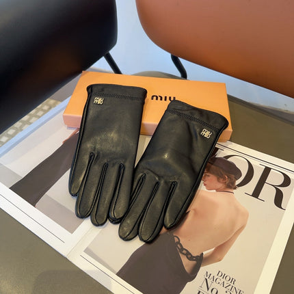 GLOVES IN BLACK LAMBSKIN 465833