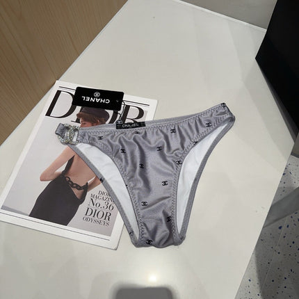 CHANEL BIKINI 25S TWO PIECE IN GRAY 742678