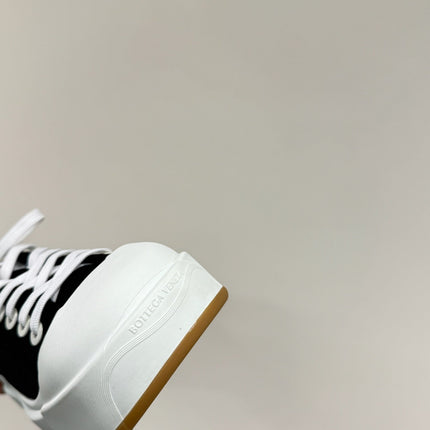 VULCAN PLATFORM SNEAKER IN BLACK CANVAS