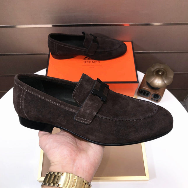 HM PARIS LOAFER PECAN SUEDE