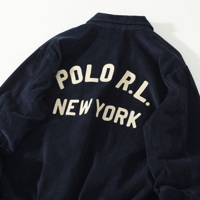 RALPH LAUREN 26S CORDUROY VARSITY JACKET 627