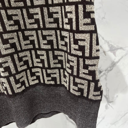 FENDI 26S SHORT-SLEEVE KNIT TOP 360