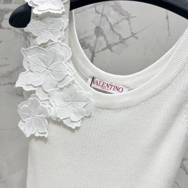 VALENTINO 26S SLEEVELESS KNIT TOP 425