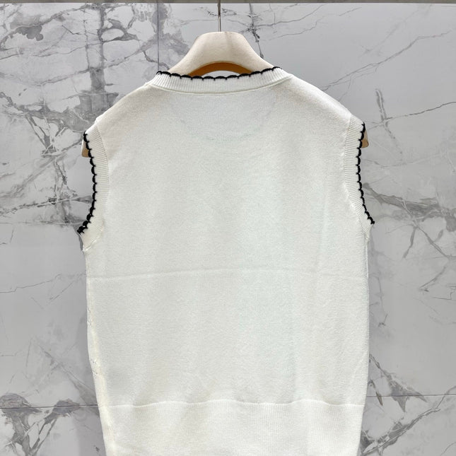 MIUMIU 26S SLEEVELESS KNIT TOP 1438