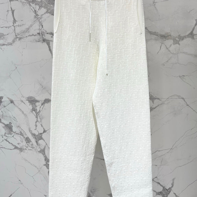 DIOR 26S KNIT DRAWSTRING PANTS 1600