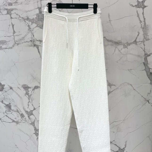 DIOR 26S KNIT DRAWSTRING PANTS 1600