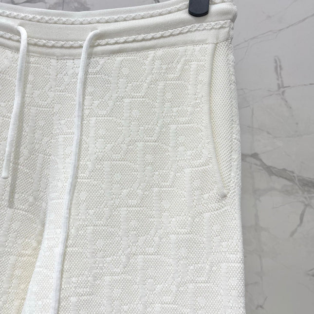 DIOR 26S KNIT DRAWSTRING PANTS 1600
