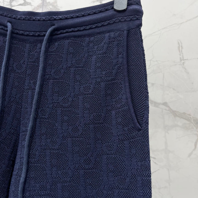 DIOR 26S KNIT DRAWSTRING PANTS 1598