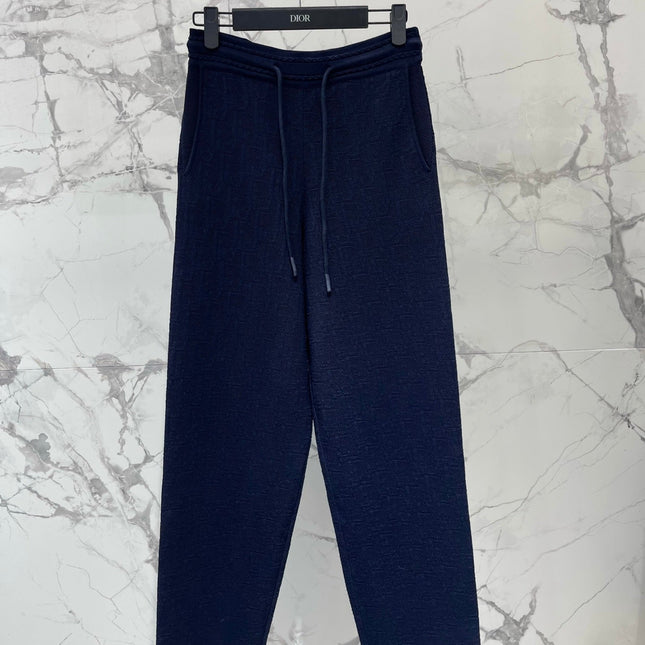 DIOR 26S KNIT DRAWSTRING PANTS 1598