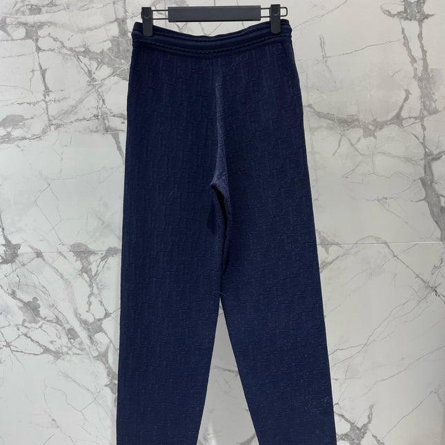 DIOR 26S KNIT DRAWSTRING PANTS 1598