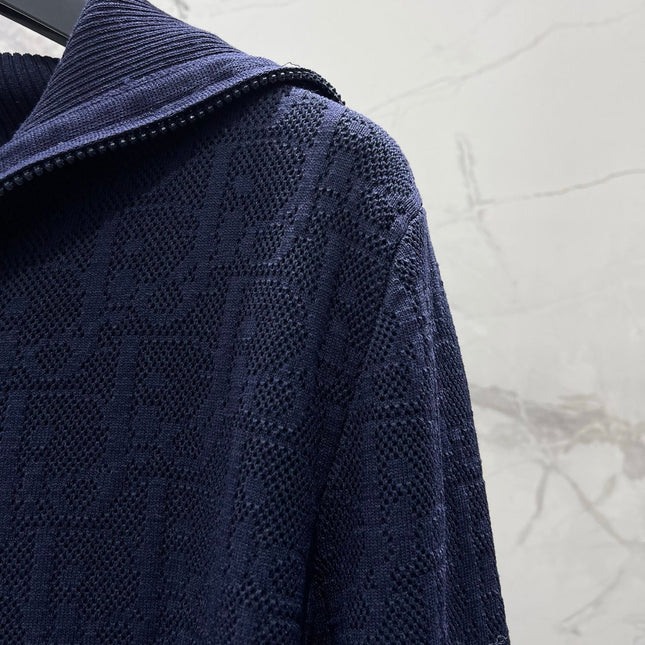 DIOR 26S ZIP-UP KNIT JACKET 1597