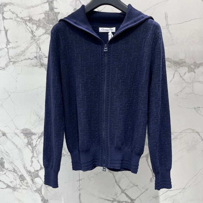 DIOR 26S ZIP-UP KNIT JACKET 1597