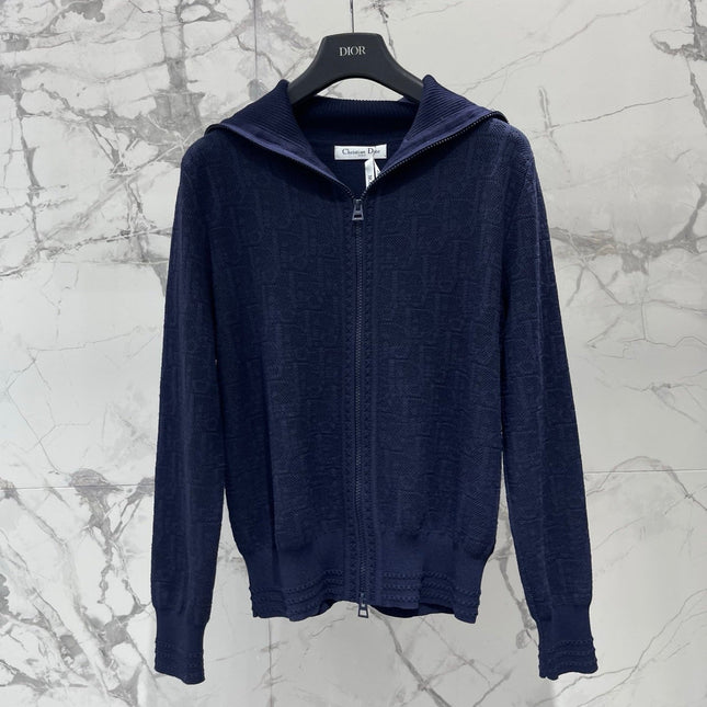 DIOR 26S ZIP-UP KNIT JACKET 1597