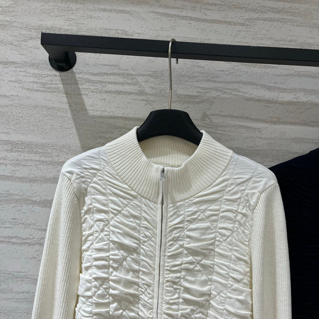 DIOR 26S ZIP-UP KNIT JACKET 1592