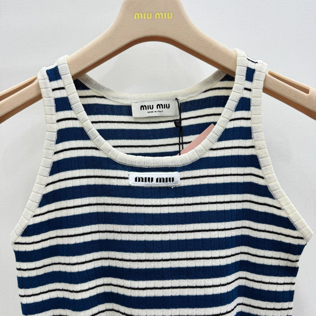 MIUMIU 26S SLEEVELESS KNIT TANK TOP 1442