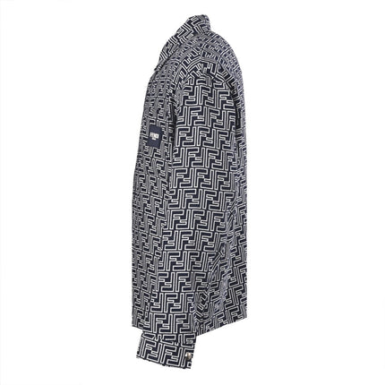 FENDI 26S LAPEL-COLLAR SHIRT JACKET 570